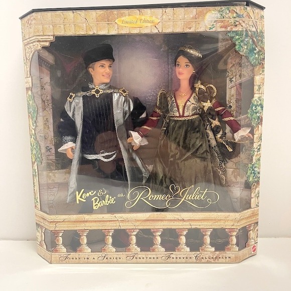 1997 Ken Barbie as Romeo Juliet Lmtd Edition Together Forever Collection Dolls - Picture 7 of 7
